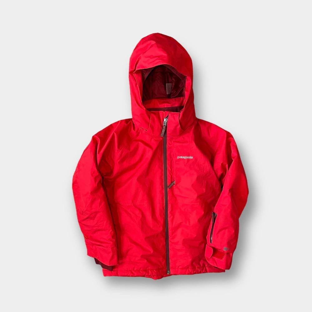 Patagonia Red Snowbelle Insulated Jacket Small 7-8